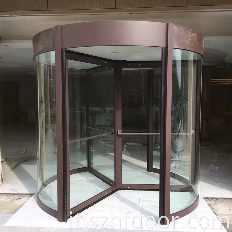 Rotary automatic door